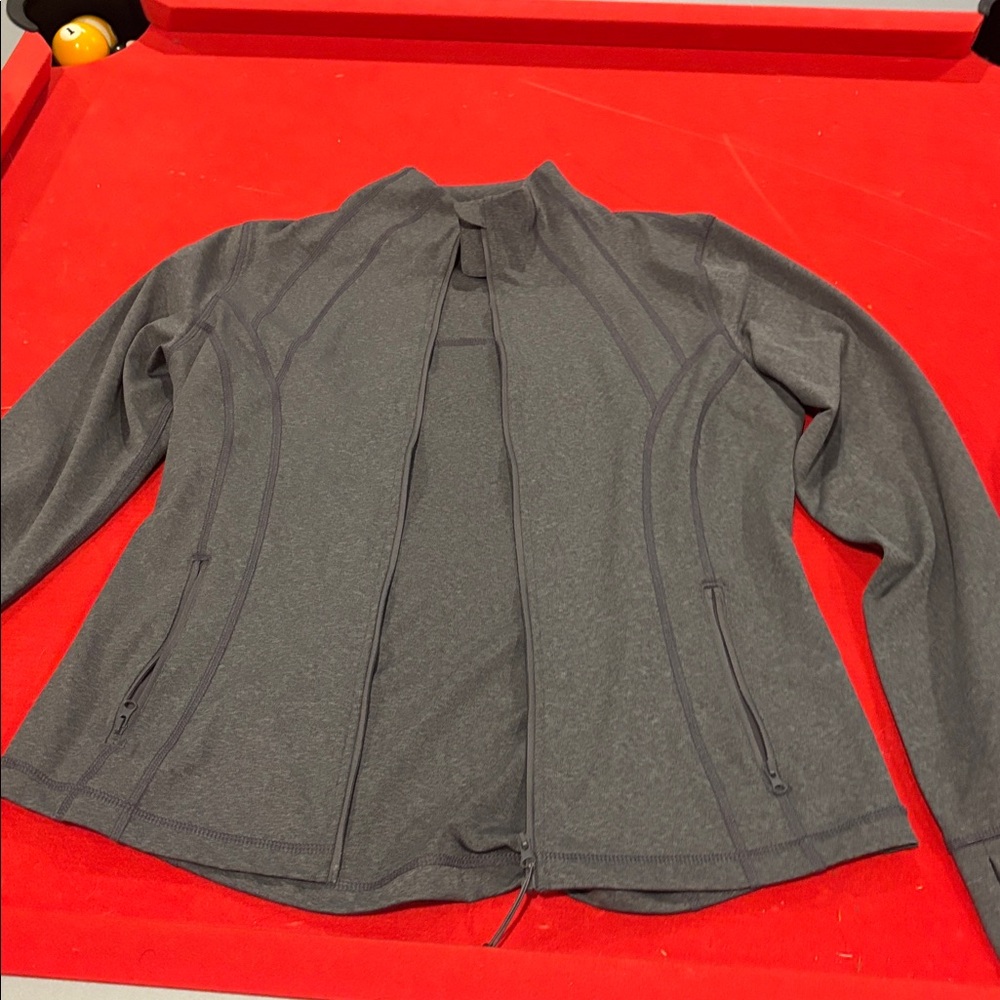 Gray Full-Zip Jacket - image 1